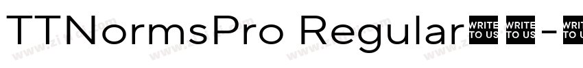 TTNormsPro Regular字体字体转换
